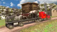 Peternakan hewan Transporter Truk Simulator 2017 Screen Shot 4