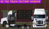 Trailer Truck Builder Factory: Mechanic Garage Sim Screen Shot 1