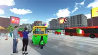 Tuk tuk rickshaw moderno: jogo Screen Shot 2
