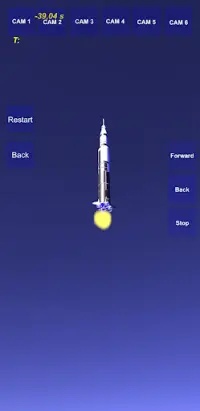 Saturn V Rocket 3D Simulation Screen Shot 7