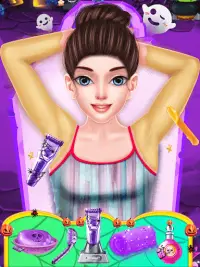 Halloween makeup Dress-Up fashion Salon gadis game Screen Shot 5