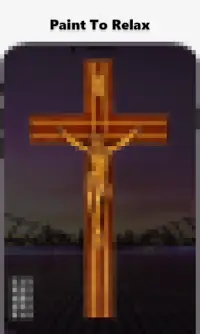 Jesus Cross Pixel Art | Color By Number 2019 Screen Shot 2