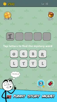 Mr Troll Story - Word Games Puzzle Screen Shot 3