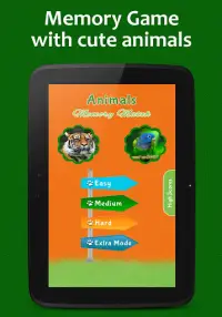 Animals Memory Game Screen Shot 0