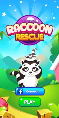 Raccoon Bubble Shooter Screen Shot 1