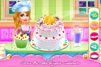 Кукольный торт выпечки Хлебобу Screen Shot 0