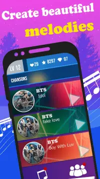 Piano Tiles: BTS Music Dance 2019 K-pop Screen Shot 0