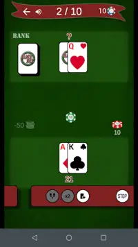 BlackJack: card game Screen Shot 4