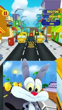 Super Subway Rush Rabbit Run Screen Shot 1