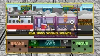 Tram Driver Simulator 2D - city train driving sim Screen Shot 6