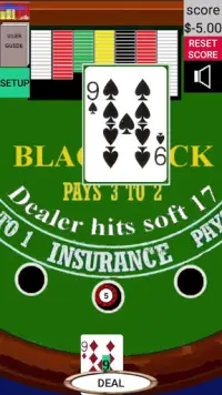 Basic Blackjack Tutor Screen Shot 4
