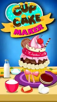 Cupcake Maker - Juegos de coci Screen Shot 0