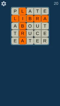Five Words - Free  - A Word Matrix Puzzle Game Screen Shot 4