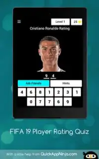 FIFA 19 Player Rating Quiz Screen Shot 17