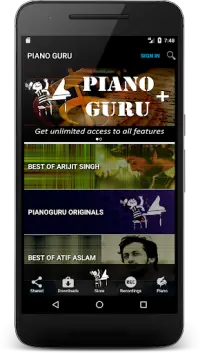 PianoGuru : Learn Indian Songs Screen Shot 1
