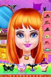 Halloween Hairdresser Thời trang-Hairstyles Trò ch Screen Shot 2