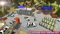 Offroad Police Transporter Sim: Police Games 2018 Screen Shot 9