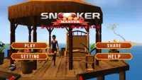 Snooker Master Summer Beach Screen Shot 2