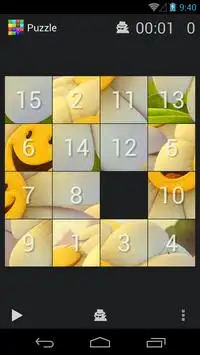 Fifteen puzzle Screen Shot 3