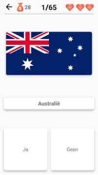 Vlaggen van alle landen van de wereld: Quiz Screen Shot 4