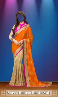 Saree Blouse Photo Suit - indian saree blouse blur Screen Shot 0