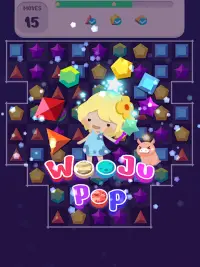 Wooju Pop: Match 3 Gem Puzzle Screen Shot 22