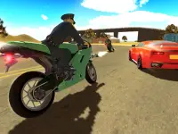 Moto ဆိုင်ကယ်ရဲတပ်ဖွဲ့ Chase 3D Screen Shot 3