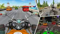 Real Moto Bike Highway Rider: Bike Racing Games Screen Shot 2