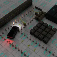 Cybertruck Parking Game: Neon Electric Truck Drive Screen Shot 3