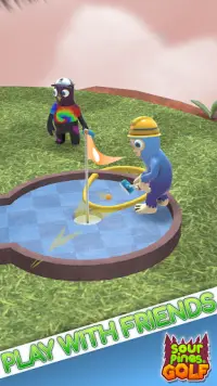 Sour Pines Golf - Fun Multiplayer Crazy Golf Game Screen Shot 1