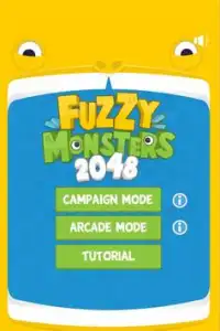 2048 Fuzzy Monsters Screen Shot 0