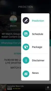 Cricket Prediction Screen Shot 1