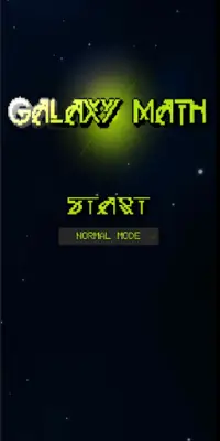 Galaxy Math: Retro Screen Shot 0