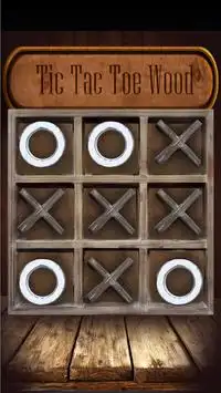 Tic Tac Toe wood Screen Shot 1