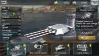 Ataque de Navio de Guerra 3D Screen Shot 2