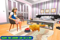 family pet cat simulator: cat games for kids Screen Shot 10