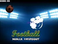 Football Ninja Swipe Out Games Screen Shot 11
