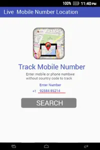 Live Mobile Number Tracker - Phone Number Tracker Screen Shot 3