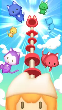 Cat Puzzle -Stray Cat Towers- Screen Shot 0