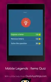 Mobile Legends : Items Quiz Screen Shot 16