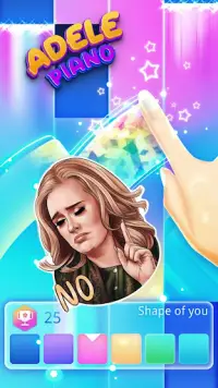 Adele songs Piano Tiles Screen Shot 1