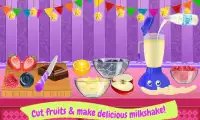 Milkshake Maker Chef-Frozen Smoothie Jeux de cuisi Screen Shot 2
