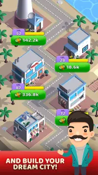Idle Mayor Tycoon: Tap Manager Empire Simulator Screen Shot 1