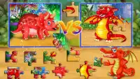 Dinosaur VS Dragon Puzzle: Jigsaw Free Games Screen Shot 11