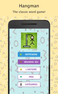Bourreau (Hangman-French): SmartTV, Tablet, Phones Screen Shot 0