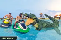 Angry Crocodile Family Simulator: Crocodile Attack Screen Shot 9