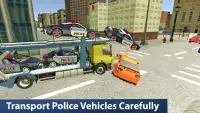 US Police Vehicle Transporter Sim: Police Games 3D Screen Shot 1