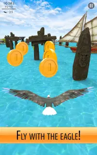 🦅 Aigle sans fin sauvage Voler Simulateur d'oisea Screen Shot 1