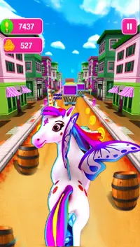 Unicorn Runner - Fast Magical Pony Screen Shot 1