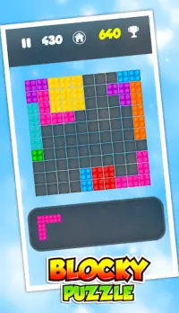 Blocky: A Puzzle Game Screen Shot 1
